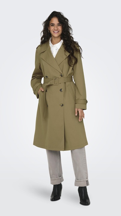 Immagine prodotto Only Colletto con risvolto Polsini con bottone Trench coat Trench coat (L)