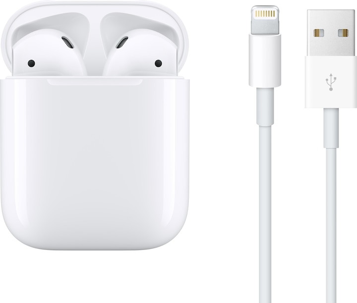 Produktbild Apple AirPods (2nd Gen.) (keine Geräuschunterdrückung, 5 h, Kabellos)