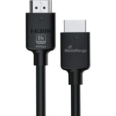 MediaRange HDMI – HDMI (2 m, HDMI), Video Kabel