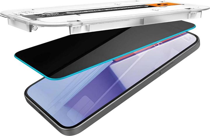 Actual product image Spigen Szk?O Hartowane Glas.Tr?Ez Fit? Iphone 15 Privacy