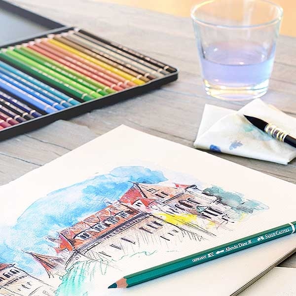Actual product image Faber-Castell Albrecht Dürer watercolour pencils (Multicoloured, 120 x)