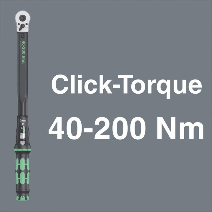Produktbild Wera Click-Torque C 3 Set 1 (1/2", 40 Nm, 200 Nm)