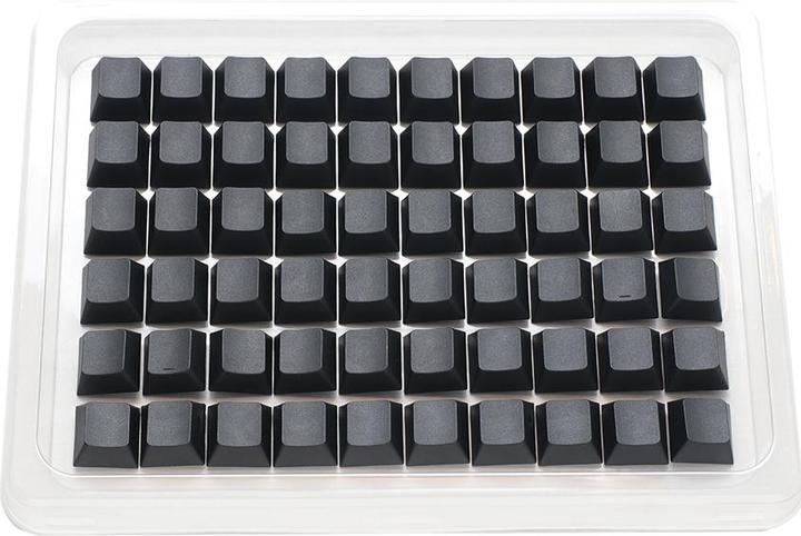 Ducky Blank Black PBT Set, MDA-Profil - 133 Keycaps