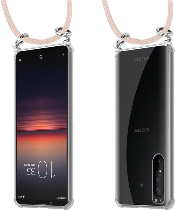 Produktbild Cadorabo TPU Handy Kette SILBER Cover