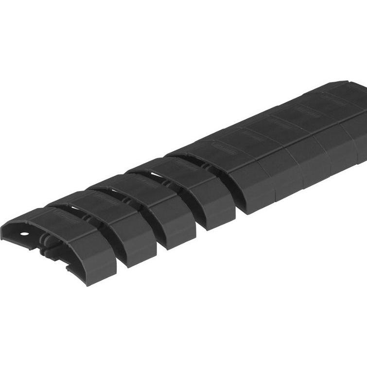 Evoline, Kabelschutz + Kabelführung, WireLane Untertischkanal 3-fach Set verkettbar schwarz (330 mm)