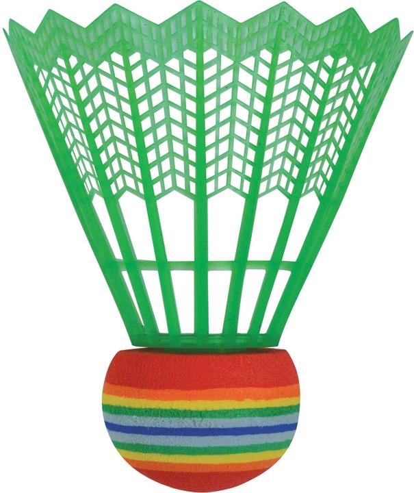 Productafbeelding Schildkröt Shuttlebal Aero Fun, geassorteerde kleuren Gekleurde kunststof bal (PE) met schuimrubberen kop (EVA)