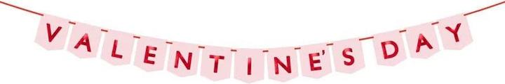Produktbild Partydeco Banner Valentines Day, 150x13 cm, mix (1 pkt / 1 pc.) (1 Stück)