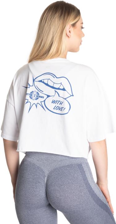 Image du produit Better Bodies Tee With Love - Blanc/Bleu (M)