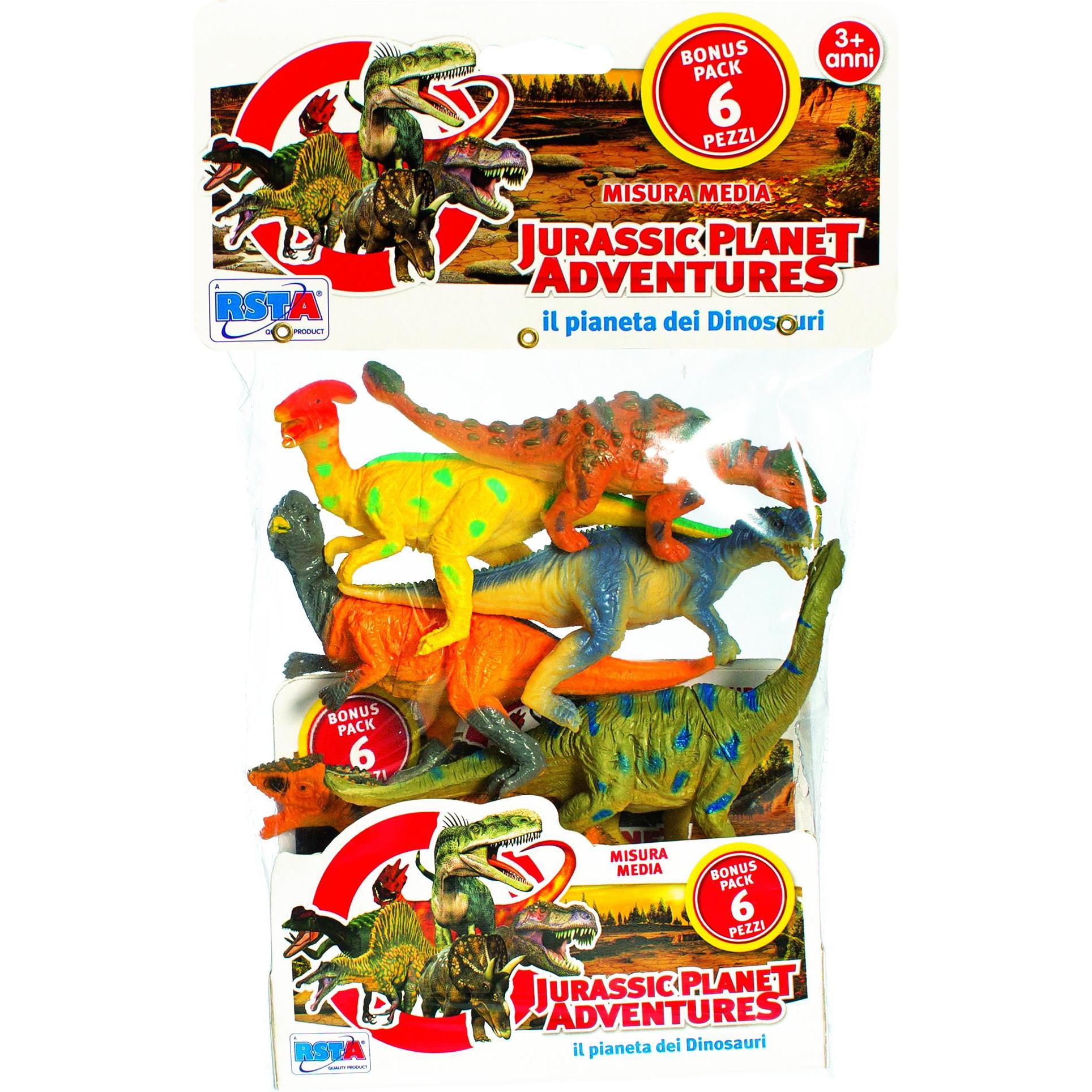 Rs Toys 6-Piece Medium Dinosaur Envelope