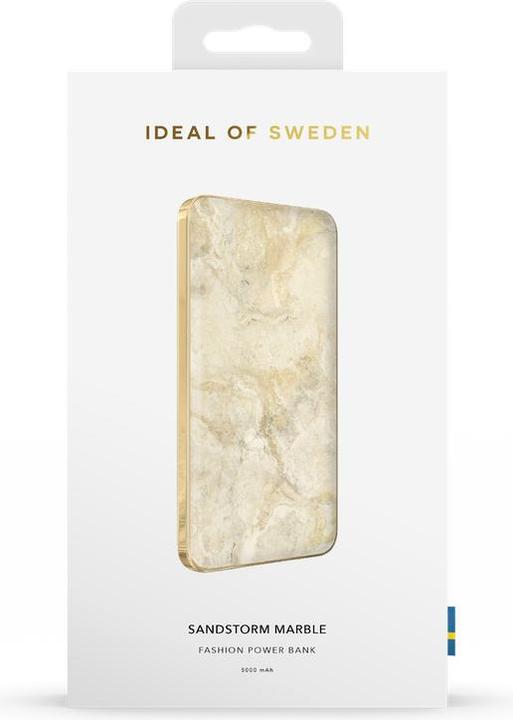 Actual product image iDeal Of Sweden 5.0Ah, 1xUSB-A, incl. microUSB cable Sandstorm Marble (5000 mAh)