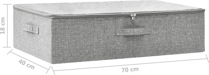 Actual product image vidaXL Aufbewahrungsbox (40 cm, 1x)