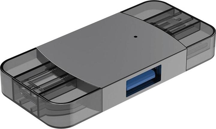Immagine prodotto PowerGuard Adattatore 2-in-1 OTG USB-C Lightning a doppio USB 3.0 (USB tipo C, Lightning)