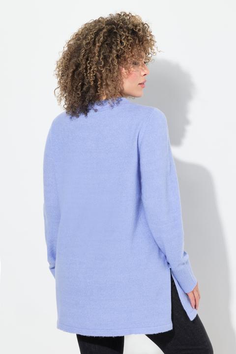 Immagine prodotto Ulla Popken Pullover, Stehkragen, Kordel, Taschen, Langarm (42, 44)