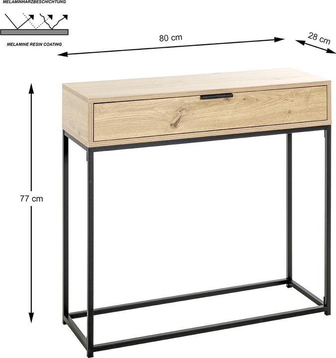 Productafbeelding HAKU Möbel Console (80 x 28 x 77 cm)