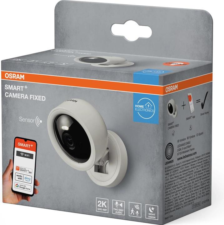 Produktbild Osram SMART+ WIFI CAMERA FIXED White (2560 x 1440 Pixels)