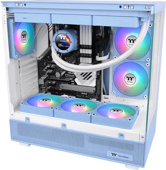 Image du produit Thermaltake TT CT120 EX ARGB Sync PC Cooling Fan 3 Pack Hydrangea Blue (120 mm, 3 x)