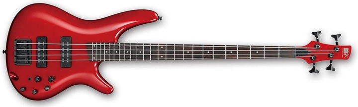 Actual product image Ibanez basgitaar SR300EBCA Candy Apple (Electric bass, Maple, mahogany)