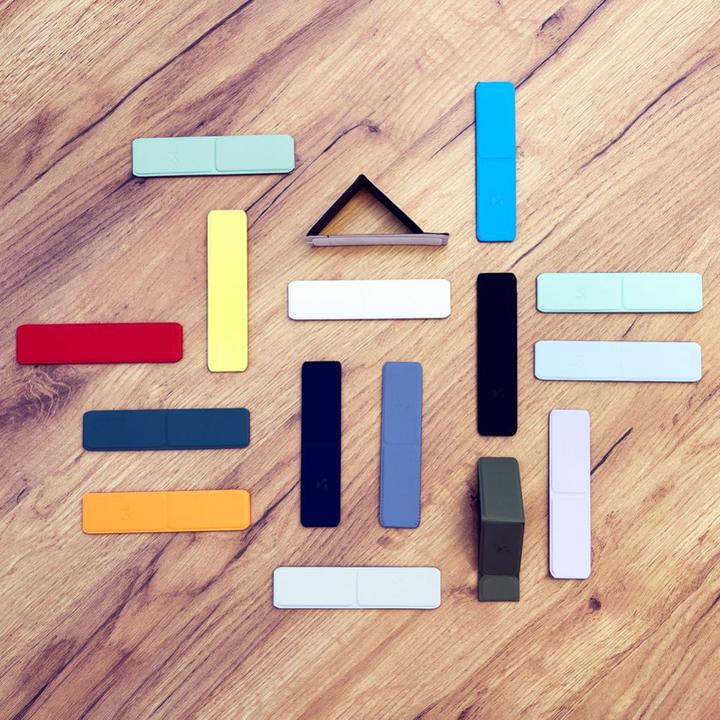 Actual product image Wozinsky Grip Stand L phone kickstand Dark Night Blue (WGS-01DNB)