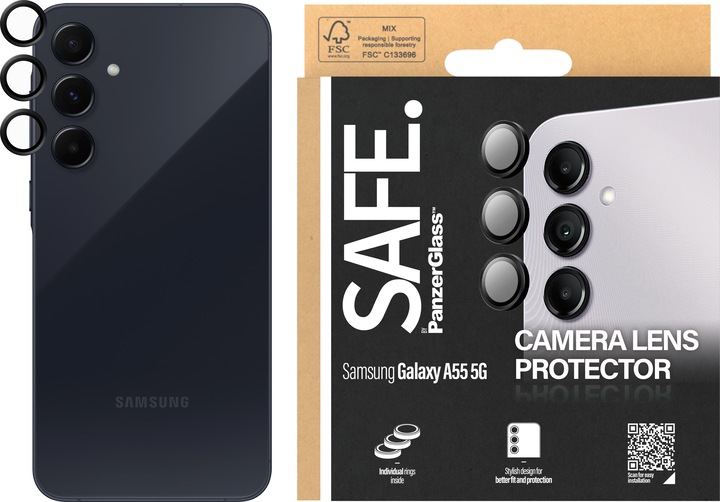 Image du produit Safe Bord à bord (1 pièce(s), Samsung Galaxy A55, Samsung Galaxy A54 5G)