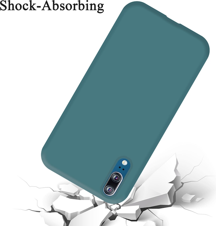 Immagine prodotto Cadorabo Copertura della cassa del silicone liquido TPU (Huawei P20)