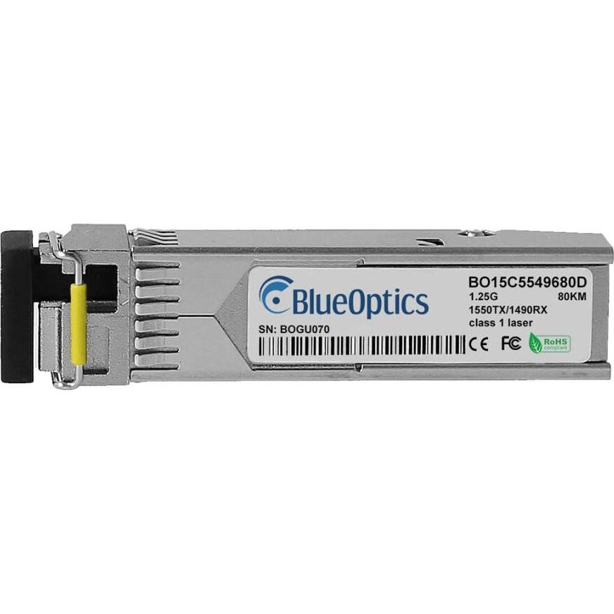 BlueOptics Bidi SFP Transceiver 1000BASE-BX-D 80KM, Transceiver, Silber
