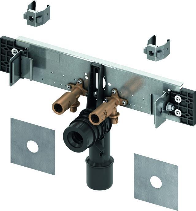 TECE TECEprofil Anschlusseinheit f. WT mit Wandscheiben 20x1/2 rot