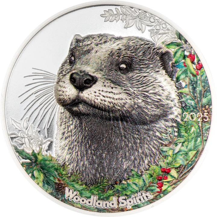 CIT Coin Invest Silber Woodland Spirits - Otter 1 oz PP - High Relief 2025 (2025)