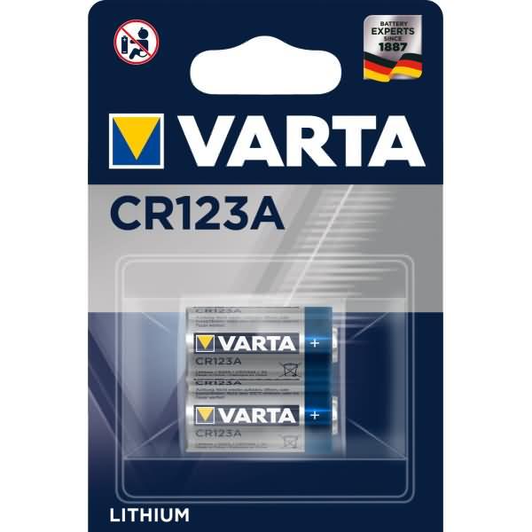 Productafbeelding Varta Foto Lithium (2 Pcs., CR123A, 1430 mAh)