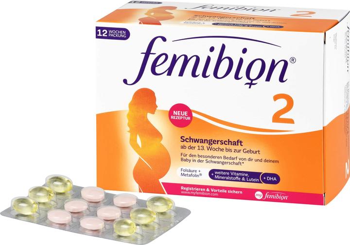 Immagine prodotto Femibion Compresse e capsule per la gravidanza (84 Pezzo/i, Pillole)
