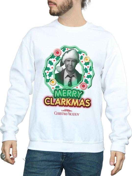 Produktbild National Lampoon´s Vacation National Lampoon's Christmas Vacation Greyscale Clarkmas Sweatshirt weihnachtliches Design (L)