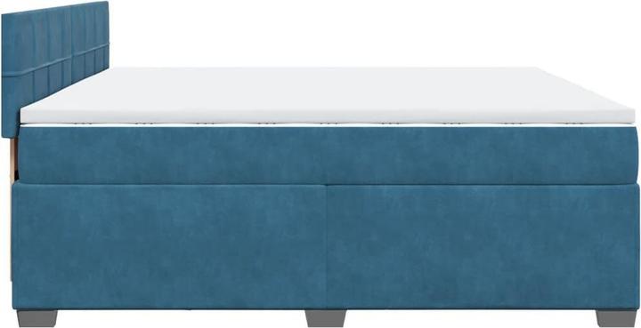 Produktbild vidaXL Bo x springbett mit Matratze 200 x 200 cm Samt (200 x 200 cm)