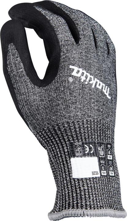 Produktbild Makita Zubehör P-84735 Arbeitshandschuh mit hohem Schnittschutz Grösse XL (10)