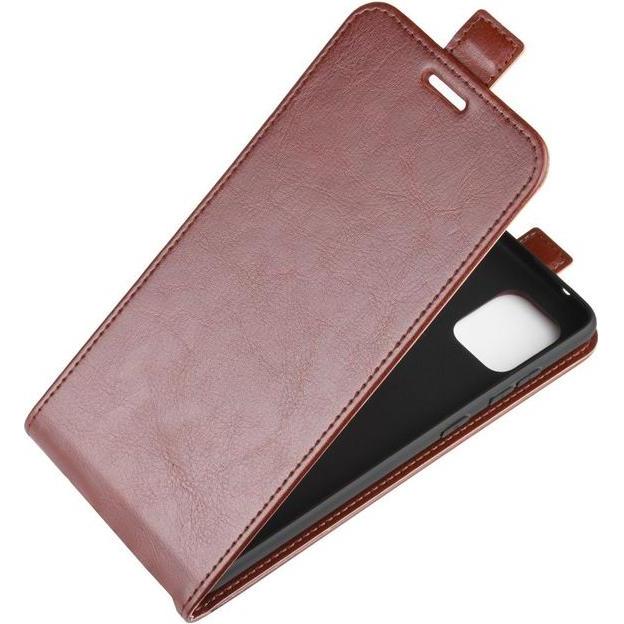 Thumbnail - MU Classic Leder Flipcase Hülle (Samsung Galaxy Note 10 Lite), Smartphone Hülle, Braun