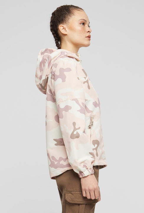 Produktbild Brandit Damen Sommer Frontzip Windjacke Grösse XS Farbe Candy/Tarnmuster (XS)