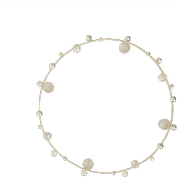Immagine prodotto OYOY Living Portacandele dell'Avvento con perle - Argento