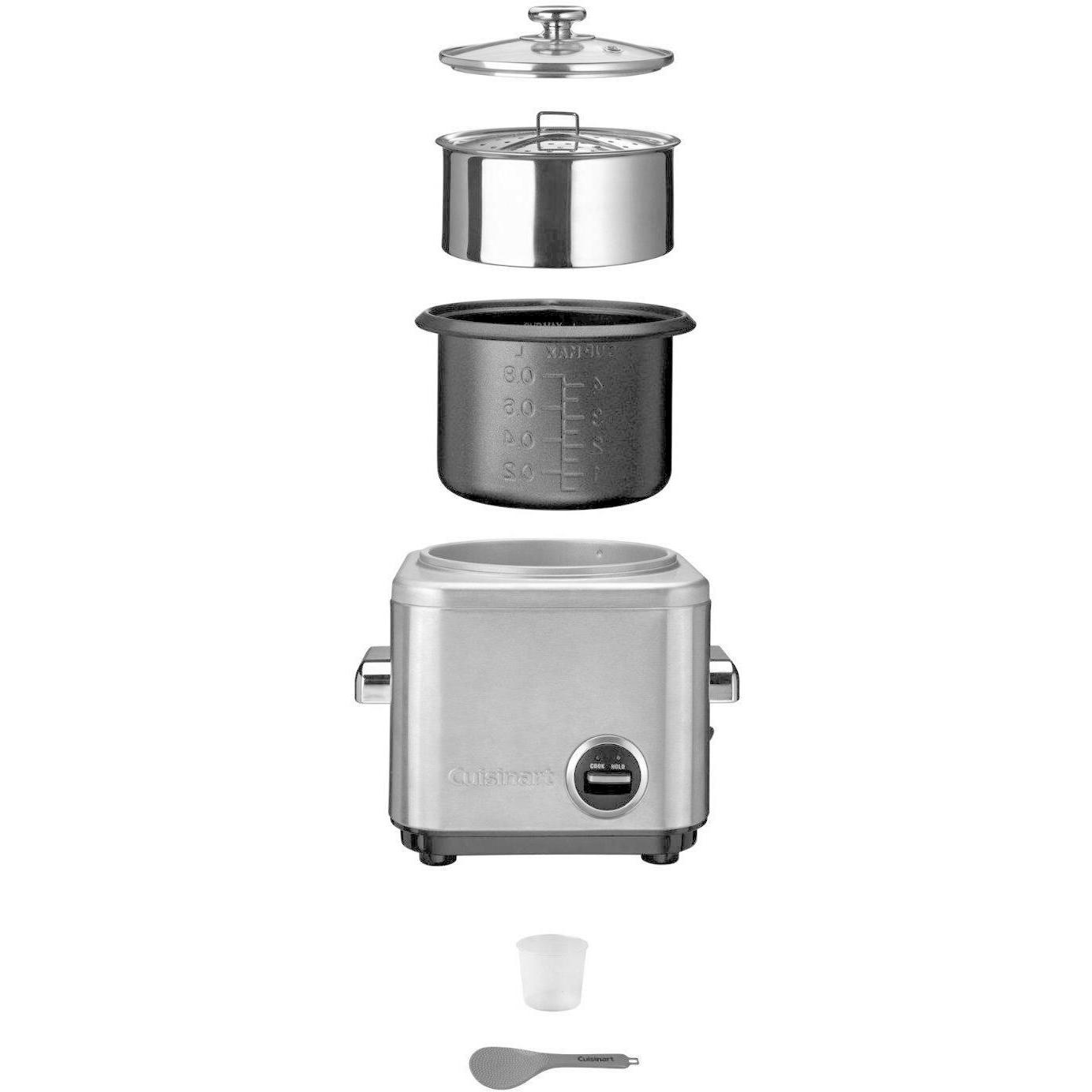 Thumbnail - Cuisinart Crc400e, Dampfgarer + Reiskocher, Silber
