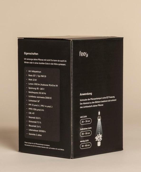 Actual product image feey Pflanzenlampe 'Staila'