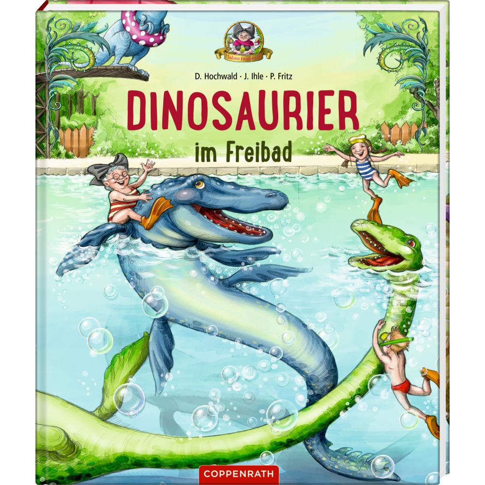 Thumbnail - Dinosaurier im Freibad (Bd. 2), Kinderbücher von Jörg Ihle
