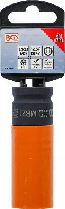 Produktbild BGS Kraft-Schoneinsatz für Hyundai i30, Tucson, Kia Antrieb Innenvierkant 12,5 mm (1/2") SW 21 mm (21 mm)