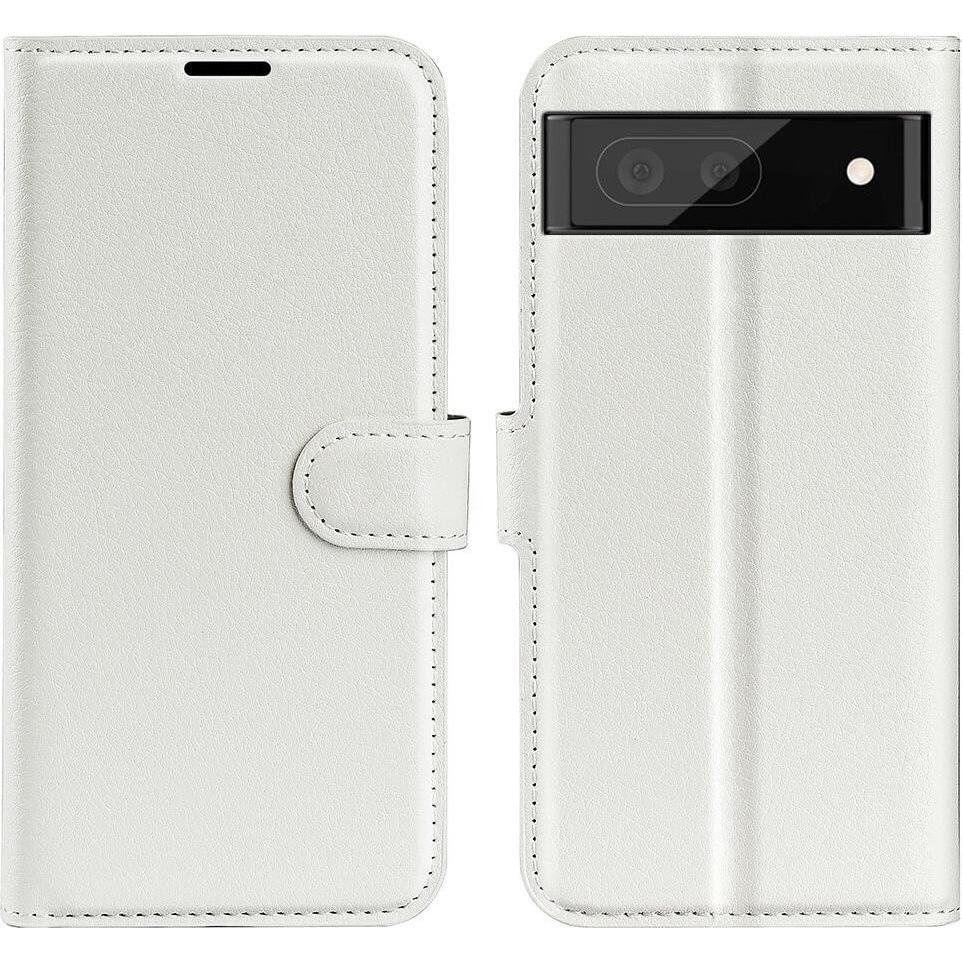 Cover-Discount Google Pixel 7 Pro - Leder Etui Hülle weiss (Google Pixel 7 Pro), Smartphone Hülle, Weiss