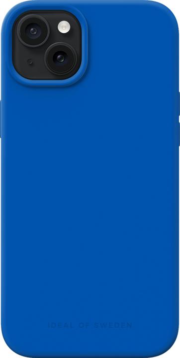 Actual product image iDeal Of Sweden Designer Silicone Cover Cobalt Blue (Apple iPhone 15 Plus)