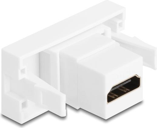 Image du produit Delock Module Easy 45 HDMI femelle vers HDMI femelle 4K 60Hz blanc (Câble d'antenne)