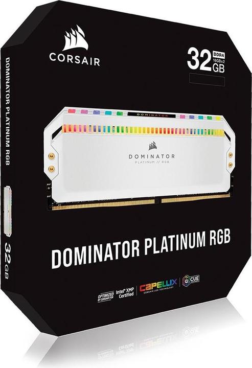 Produktbild Corsair Dominator Platinum RGB (2 x 16GB, 3200 MHz, DDR4-RAM, DIMM)