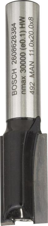 Actual product image Bosch Professional Zubehör Groove cutter, 8 mm, D1 11 mm, L 19.6 mm, G 51 mm. For hand milling cutters