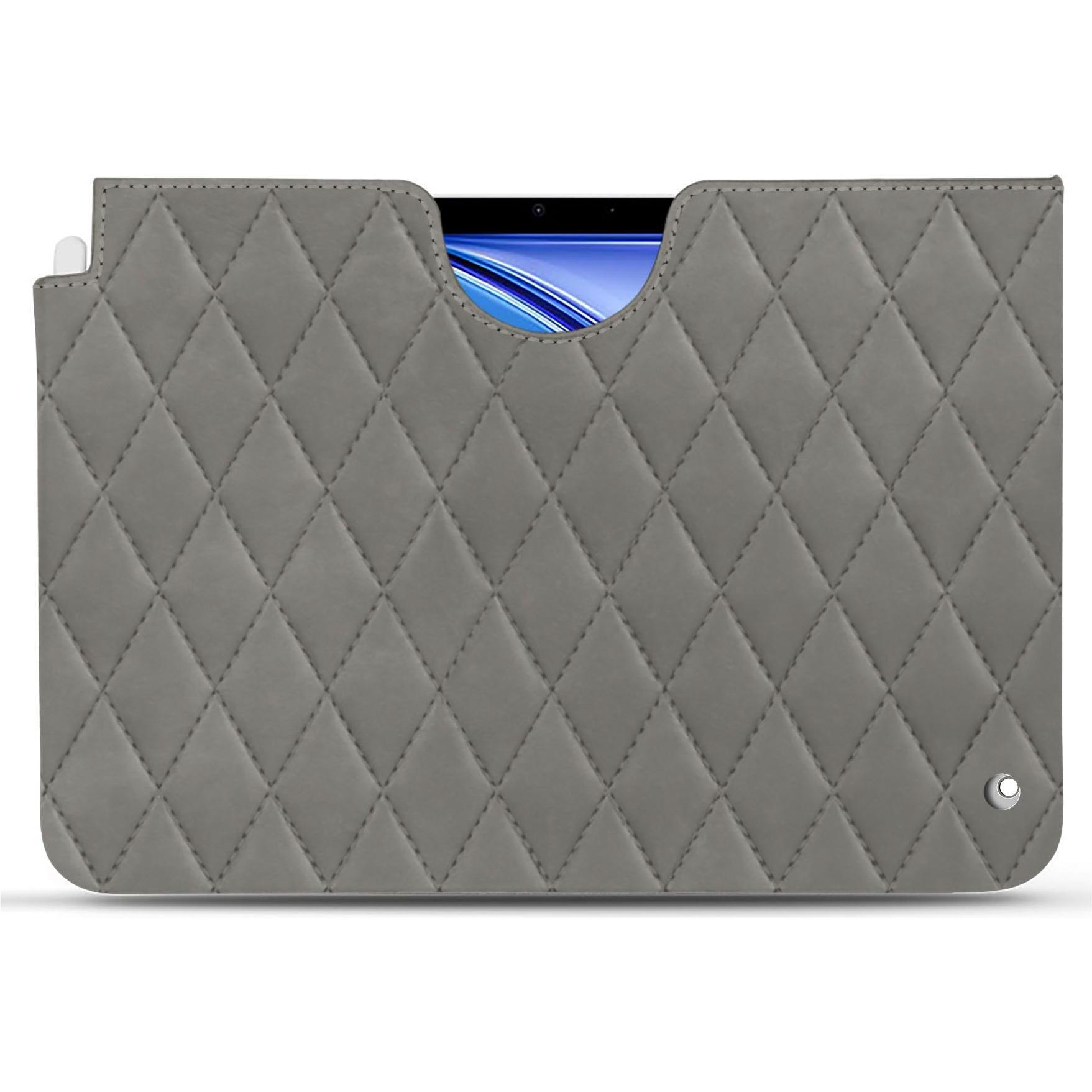 Noreve Lederschutzhülle (iPad Air 2020 (4. Gen), iPad Air 2022 (5. Gen)), Tablet Hülle, Grau