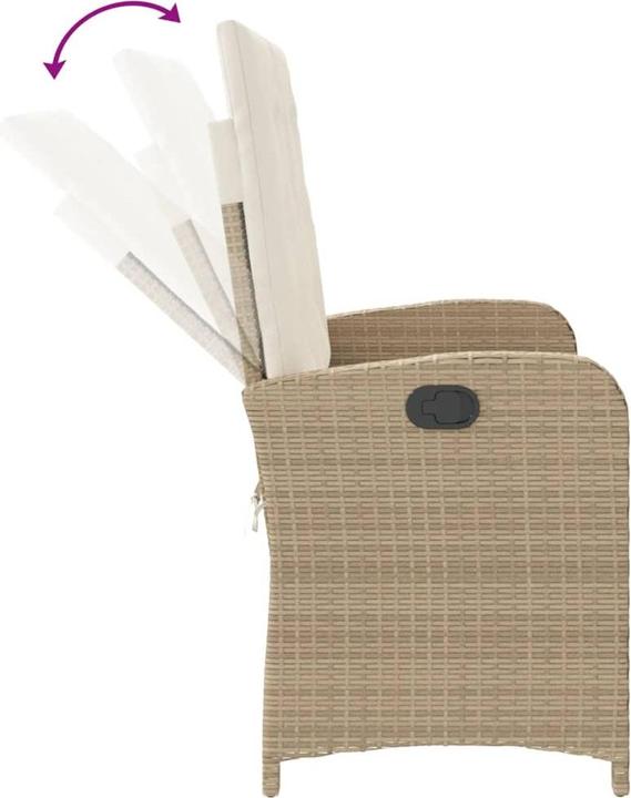 Produktbild vidaXL verstellbare Gartenbank