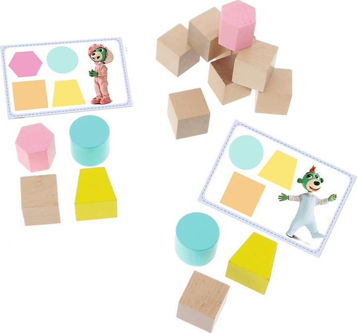 Trefl Wooden toy Oh! Suitable blocks