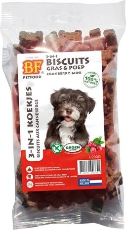 Produktbild BF Petfood 3 In 1 Hondenkoekjes Met Cranberry Mini (215 g)