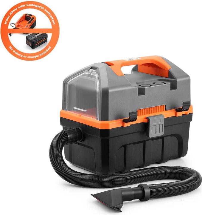 Actual product image Fuxtec Cordless wet/dry vacuum cleaner FX-E1VC2 without battery, without charger (Wet dry vacuum cleaner)