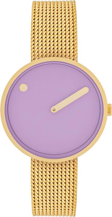 Immagine prodotto Picto 34033-0914G Light Lavender Unisex 34mm 5ATM (Orologio da polso analogico)